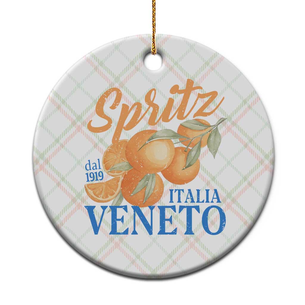 Spritz Italia Veneto Dal 1919 Ceramic Ornament Vintage Aperitivo Orange Italian Cocktail - Wonder Print Shop