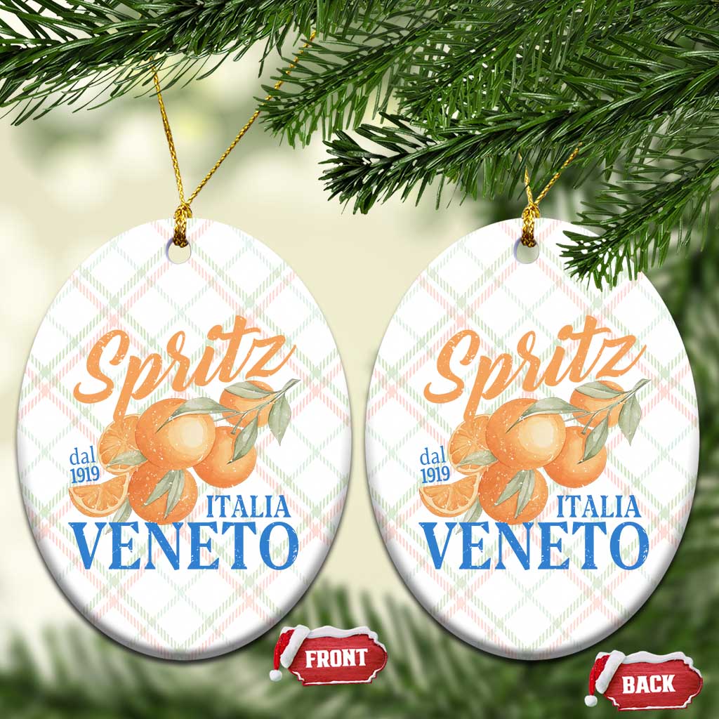 Spritz Italia Veneto Dal 1919 Ceramic Ornament Vintage Aperitivo Orange Italian Cocktail - Wonder Print Shop