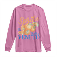 Spritz Italia Veneto Dal 1919 Long Sleeve Shirt Vintage Aperitivo Orange Italian Cocktail - Wonder Print Shop