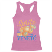 Spritz Italia Veneto Dal 1919 Racerback Tank Top Vintage Aperitivo Orange Italian Cocktail - Wonder Print Shop