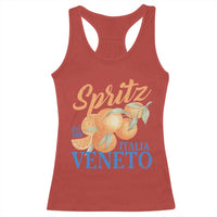 Spritz Italia Veneto Dal 1919 Racerback Tank Top Vintage Aperitivo Orange Italian Cocktail - Wonder Print Shop