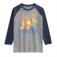 Spritz Italia Veneto Dal 1919 Raglan Shirt Vintage Aperitivo Orange Italian Cocktail - Wonder Print Shop