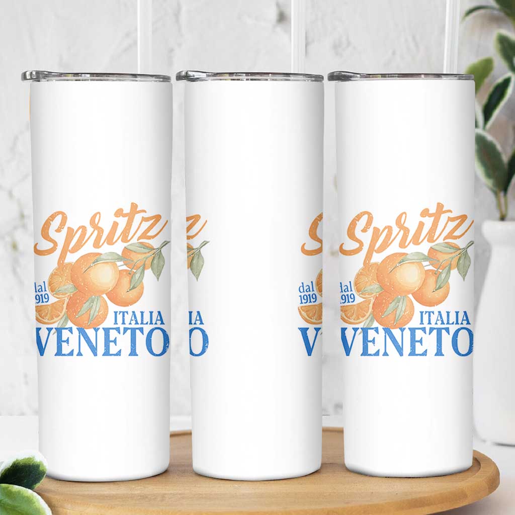 Spritz Italia Veneto Dal 1919 Skinny Tumbler Vintage Aperitivo Orange Italian Cocktail - Wonder Print Shop