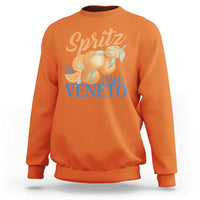 Spritz Italia Veneto Dal 1919 Sweatshirt Vintage Aperitivo Orange Italian Cocktail - Wonder Print Shop