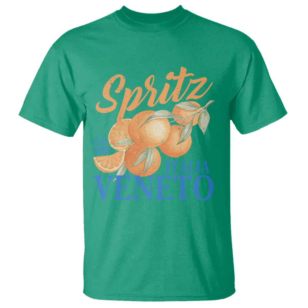 Spritz Italia Veneto Dal 1919 T Shirt Vintage Aperitivo Orange Italian Cocktail - Wonder Print Shop