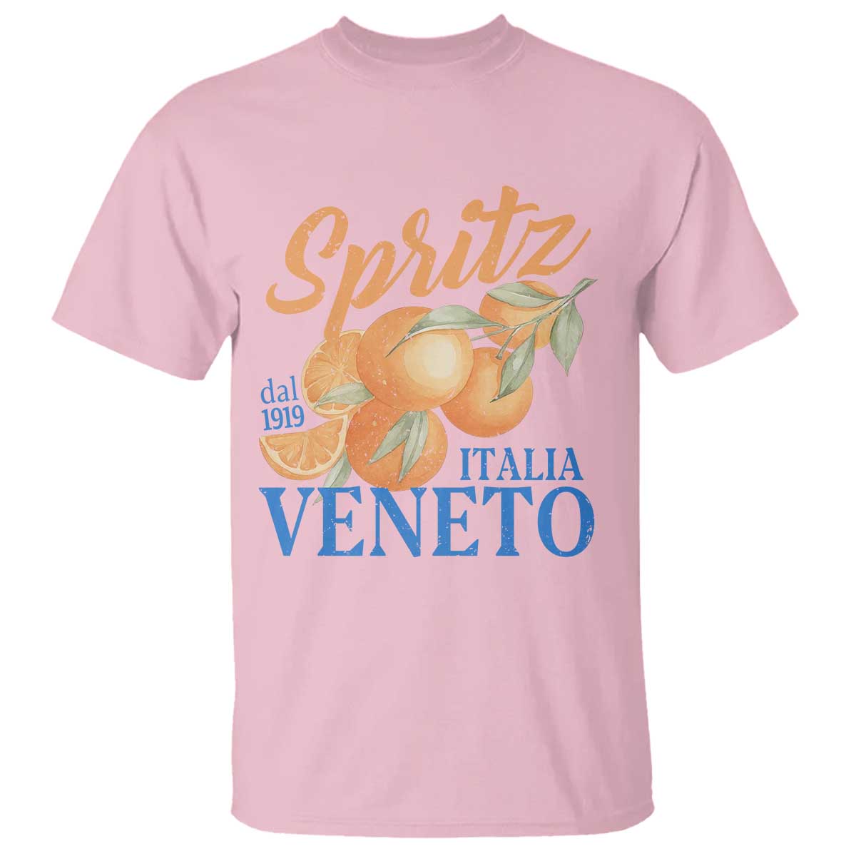 Spritz Italia Veneto Dal 1919 T Shirt Vintage Aperitivo Orange Italian Cocktail - Wonder Print Shop
