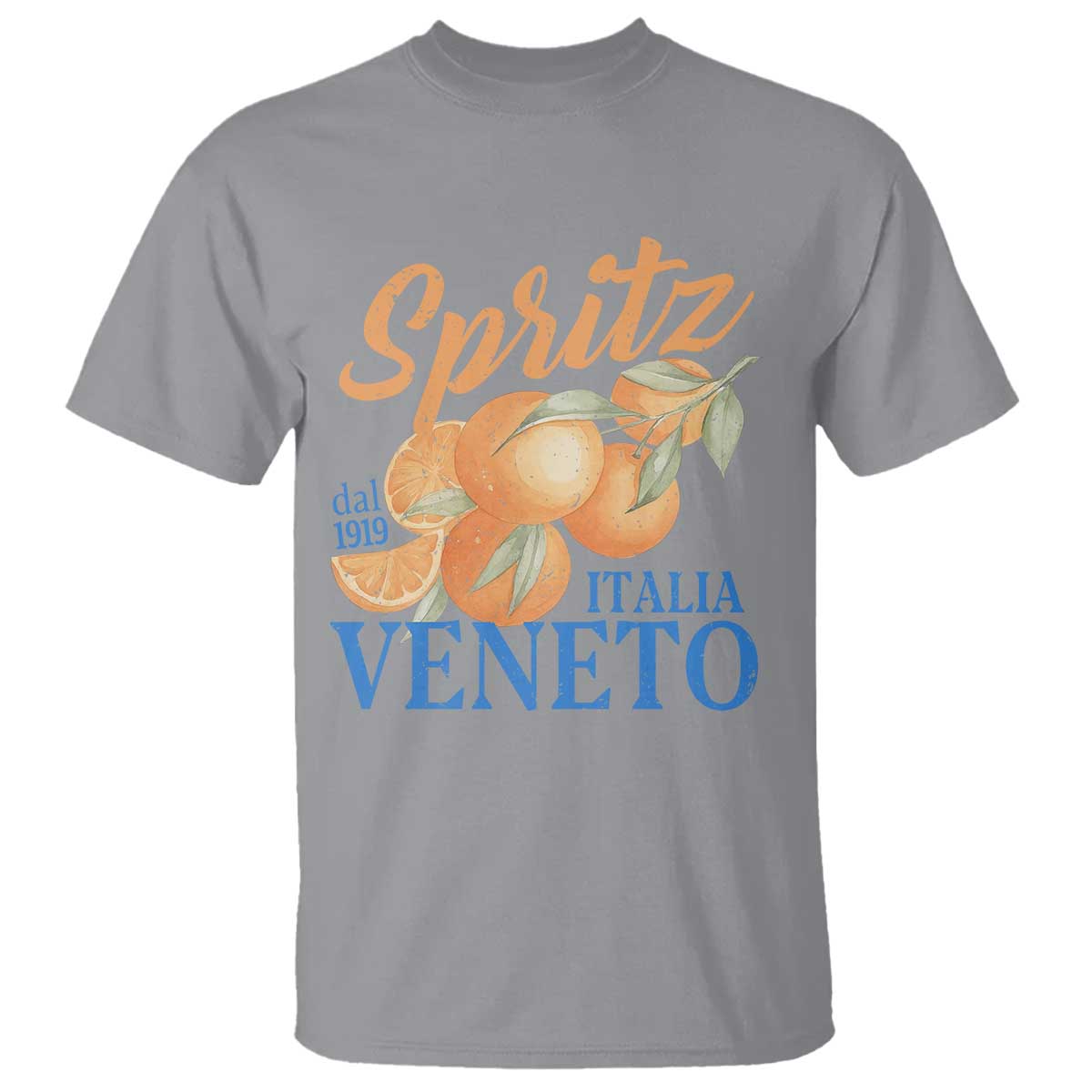 Spritz Italia Veneto Dal 1919 T Shirt Vintage Aperitivo Orange Italian Cocktail - Wonder Print Shop