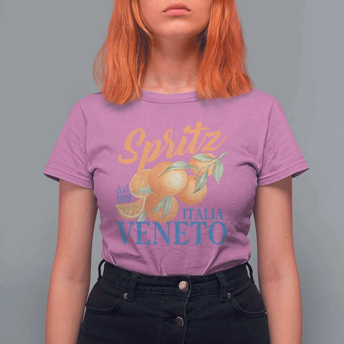 Spritz Italia Veneto Dal 1919 T Shirt For Women Vintage Aperitivo Orange Italian Cocktail - Wonder Print Shop