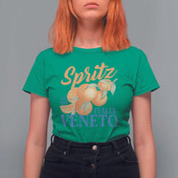 Spritz Italia Veneto Dal 1919 T Shirt For Women Vintage Aperitivo Orange Italian Cocktail - Wonder Print Shop