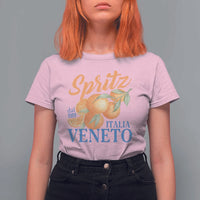 Spritz Italia Veneto Dal 1919 T Shirt For Women Vintage Aperitivo Orange Italian Cocktail - Wonder Print Shop