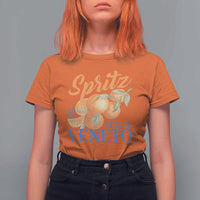 Spritz Italia Veneto Dal 1919 T Shirt For Women Vintage Aperitivo Orange Italian Cocktail - Wonder Print Shop