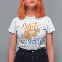 Spritz Italia Veneto Dal 1919 T Shirt For Women Vintage Aperitivo Orange Italian Cocktail - Wonder Print Shop