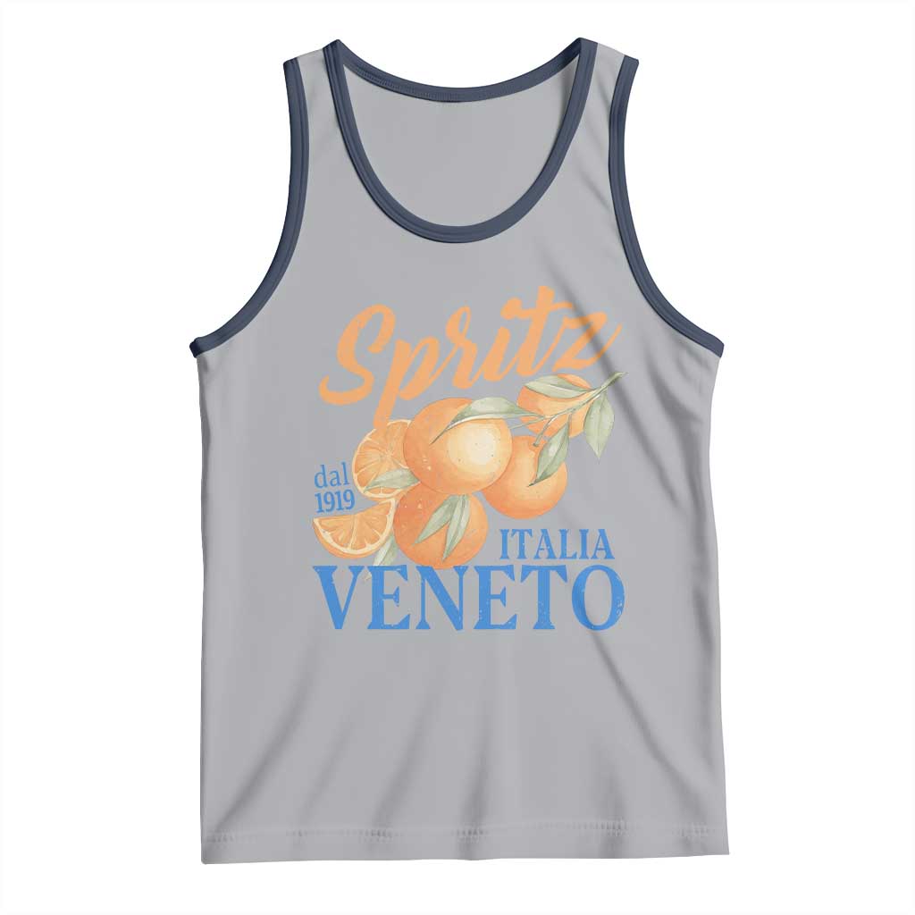 Spritz Italia Veneto Dal 1919 Tank Top Vintage Aperitivo Orange Italian Cocktail - Wonder Print Shop