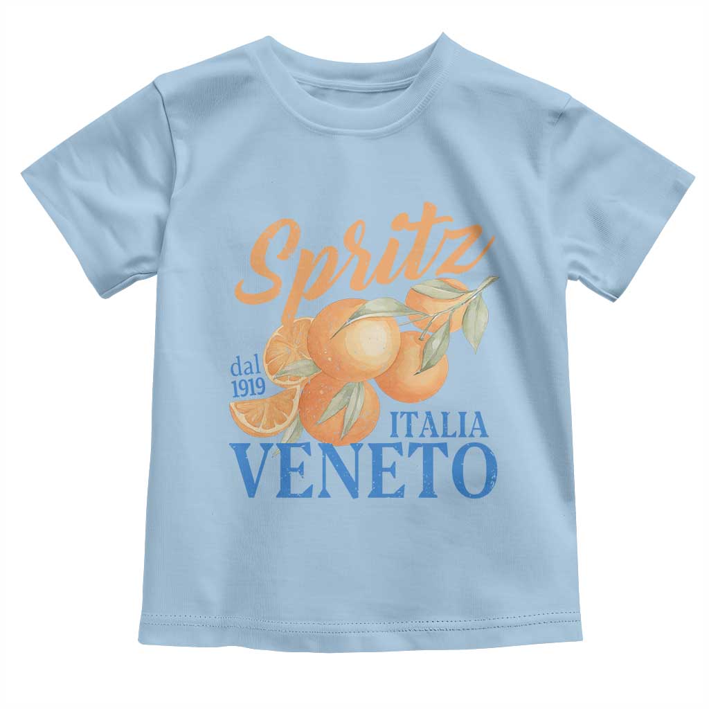Spritz Italia Veneto Dal 1919 Toddler T Shirt Vintage Aperitivo Orange Italian Cocktail - Wonder Print Shop