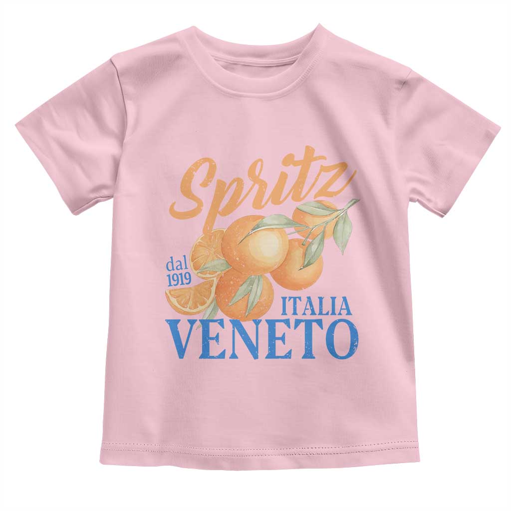 Spritz Italia Veneto Dal 1919 Toddler T Shirt Vintage Aperitivo Orange Italian Cocktail - Wonder Print Shop