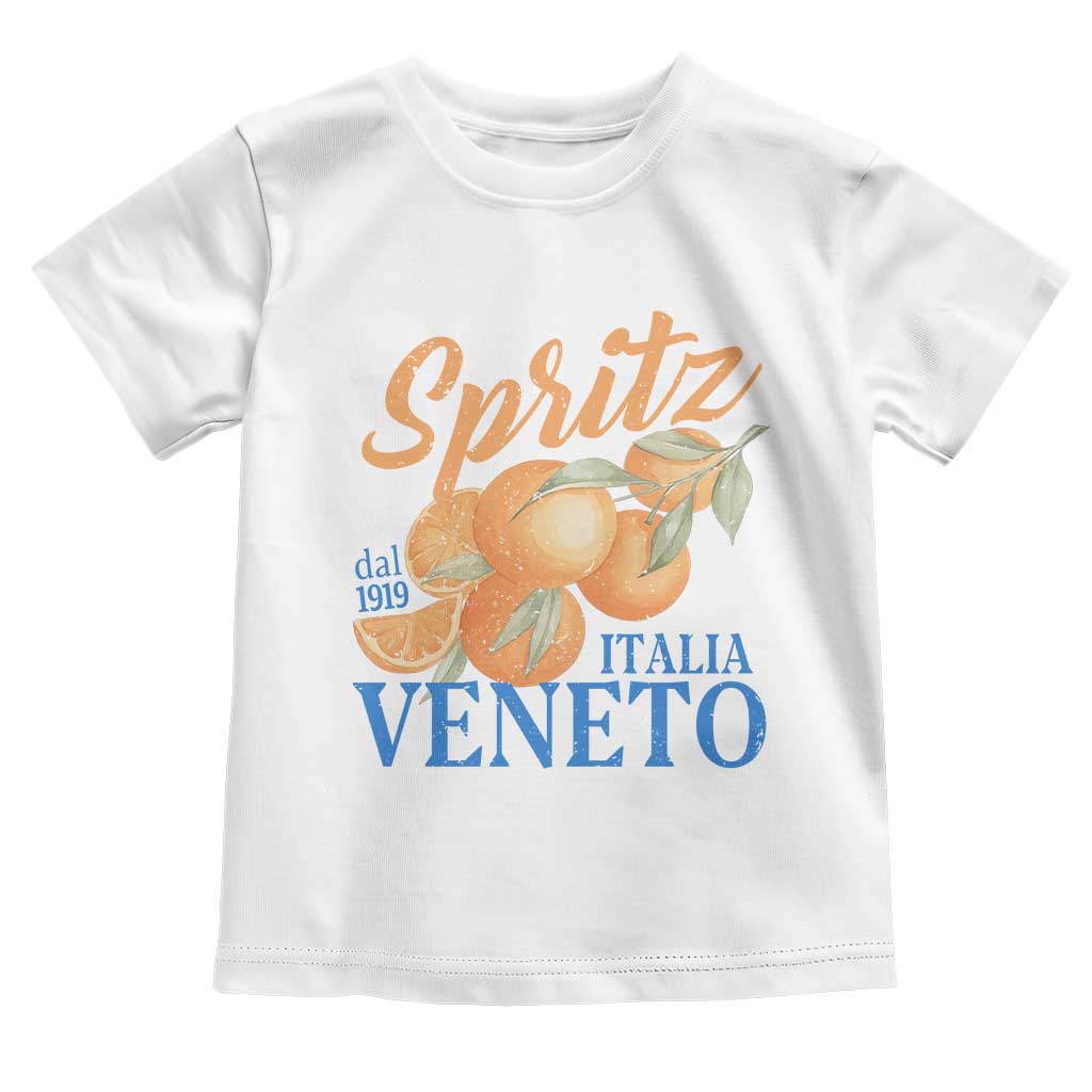 Spritz Italia Veneto Dal 1919 Toddler T Shirt Vintage Aperitivo Orange Italian Cocktail - Wonder Print Shop