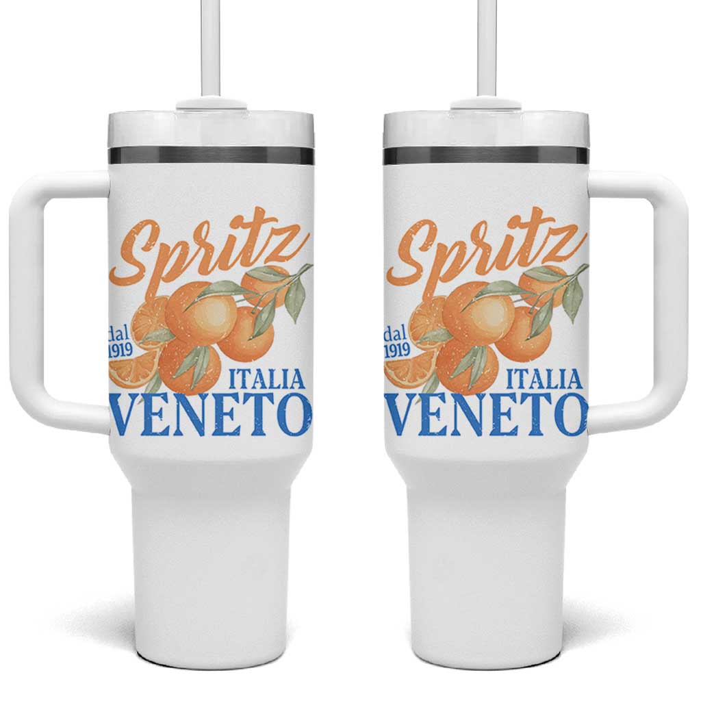 Spritz Italia Veneto Dal 1919 Tumbler With Handle Vintage Aperitivo Orange Italian Cocktail - Wonder Print Shop