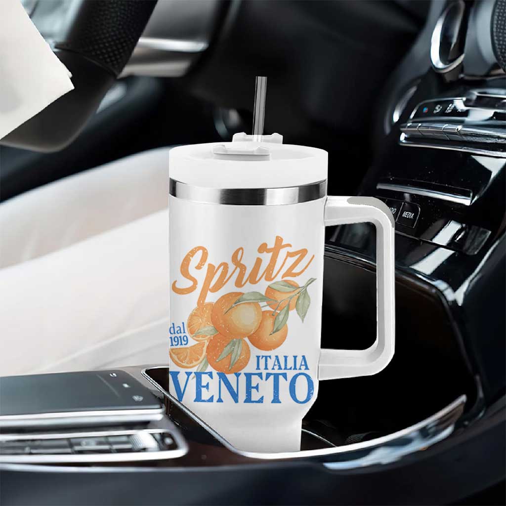 Spritz Italia Veneto Dal 1919 Tumbler With Handle Vintage Aperitivo Orange Italian Cocktail - Wonder Print Shop