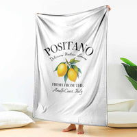 Positano Lemons Throw Blanket Fresh from the Amalfi Coast Italian Fruit - Wonder Print Shop