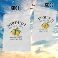 Positano Lemons Garden Flag Fresh from the Amalfi Coast Italian Fruit - Wonder Print Shop