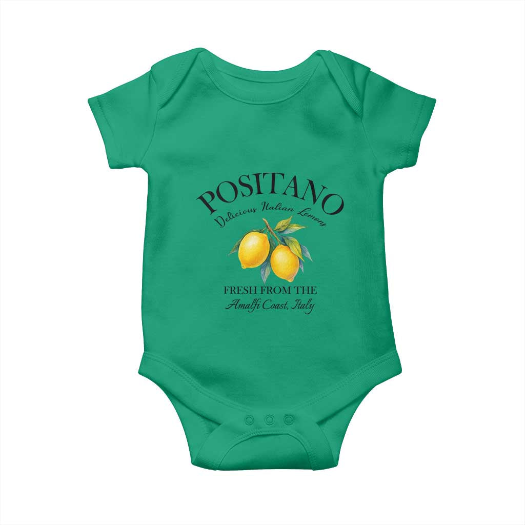 Positano Lemons Baby Onesie Fresh from the Amalfi Coast Italian Fruit - Wonder Print Shop