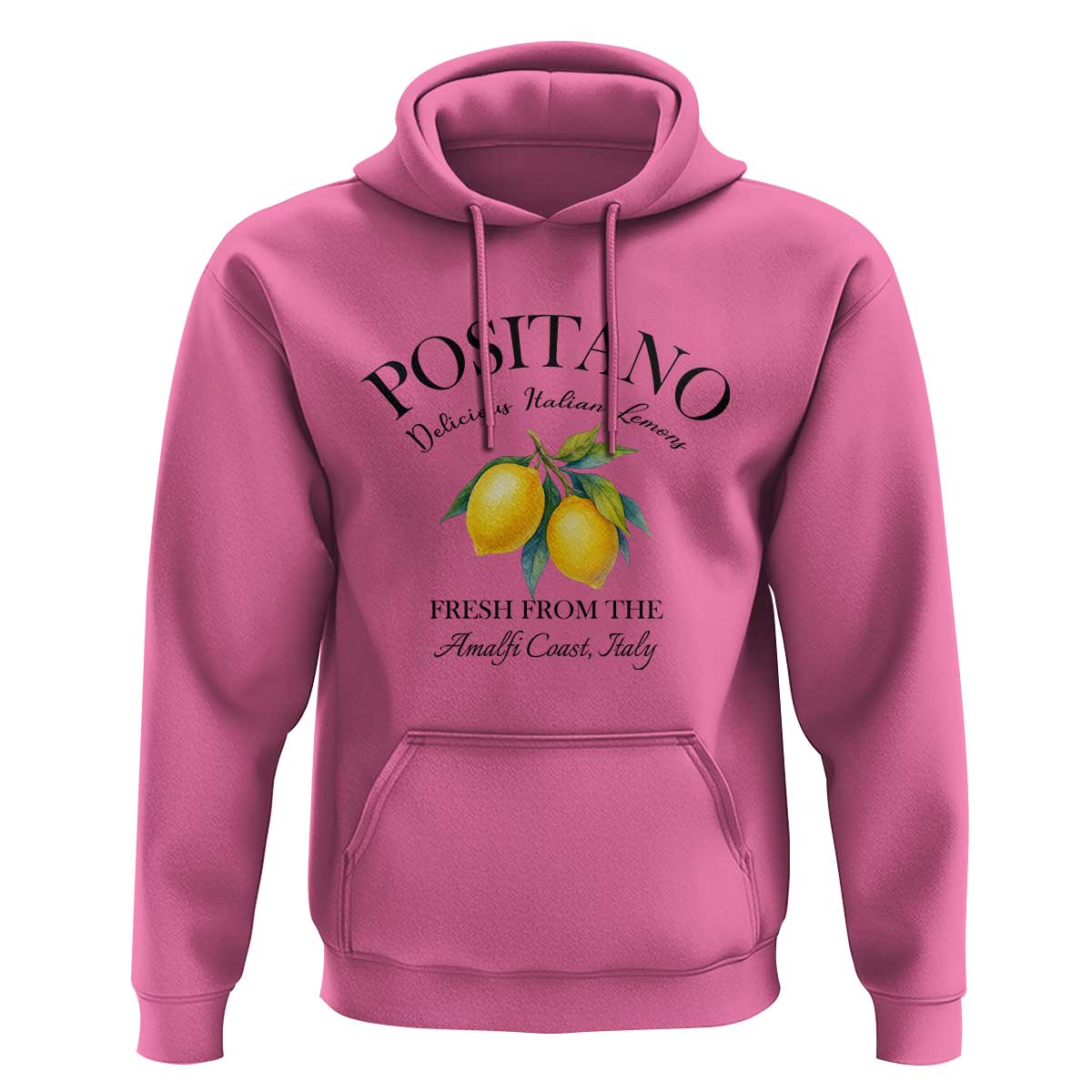 Positano Lemons Hoodie Fresh from the Amalfi Coast Italian Fruit - Wonder Print Shop