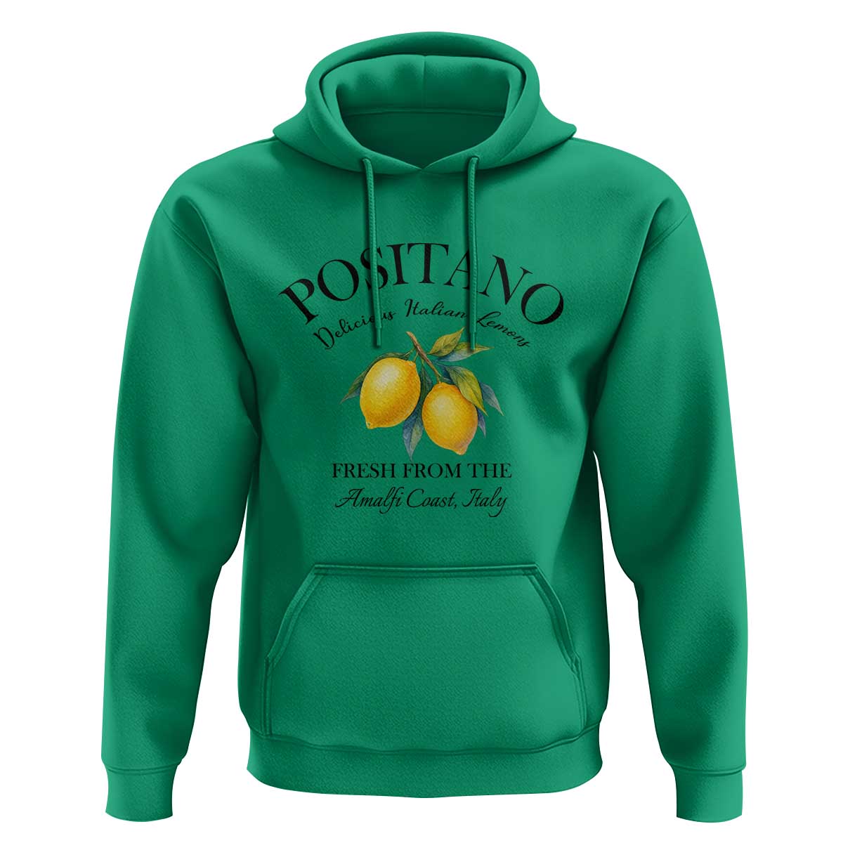 Positano Lemons Hoodie Fresh from the Amalfi Coast Italian Fruit - Wonder Print Shop