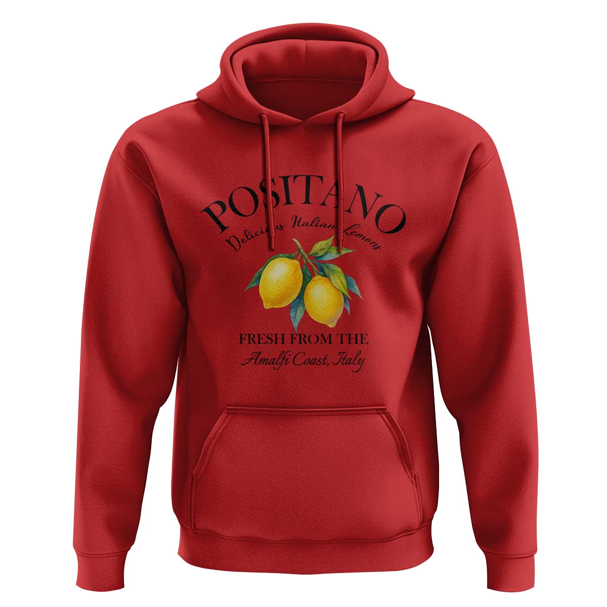 Positano Lemons Hoodie Fresh from the Amalfi Coast Italian Fruit - Wonder Print Shop