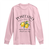 Positano Lemons Long Sleeve Shirt Fresh from the Amalfi Coast Italian Fruit - Wonder Print Shop