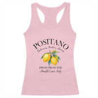 Positano Lemons Racerback Tank Top Fresh from the Amalfi Coast Italian Fruit - Wonder Print Shop
