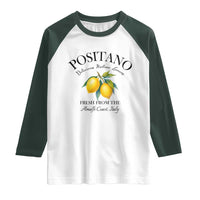 Positano Lemons Raglan Shirt Fresh from the Amalfi Coast Italian Fruit - Wonder Print Shop