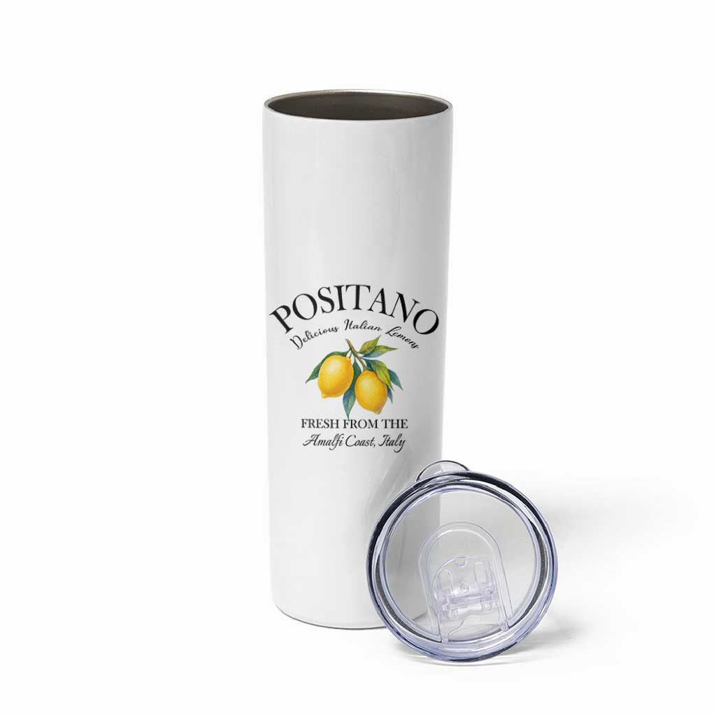 Positano Lemons Skinny Tumbler Fresh from the Amalfi Coast Italian Fruit - Wonder Print Shop