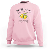 Positano Lemons Sweatshirt Fresh from the Amalfi Coast Italian Fruit - Wonder Print Shop