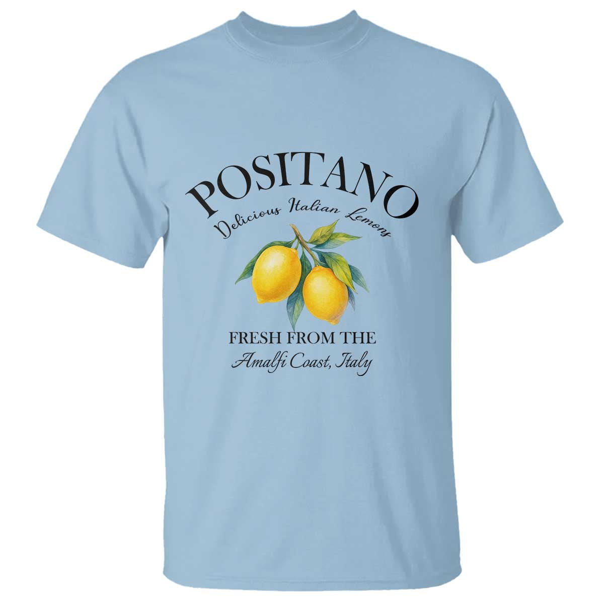 Positano Lemons T Shirt Fresh from the Amalfi Coast Italian Fruit - Wonder Print Shop