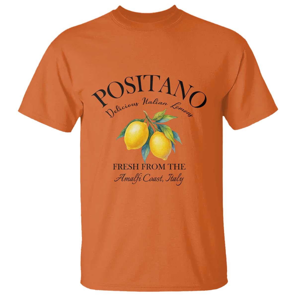 Positano Lemons T Shirt Fresh from the Amalfi Coast Italian Fruit - Wonder Print Shop