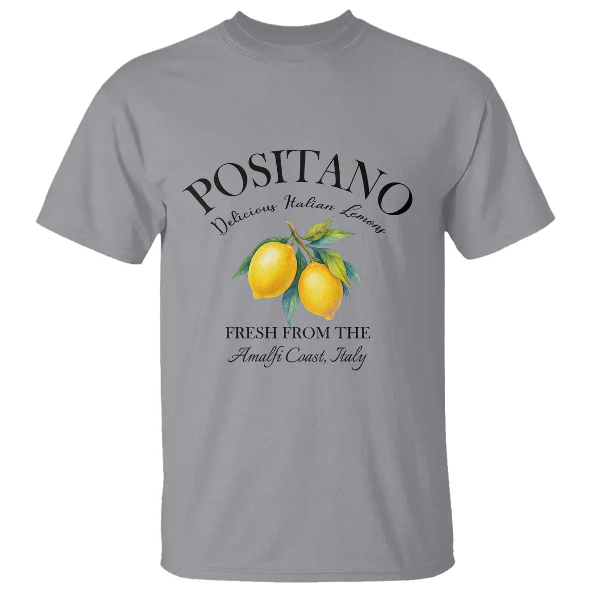 Positano Lemons T Shirt Fresh from the Amalfi Coast Italian Fruit - Wonder Print Shop