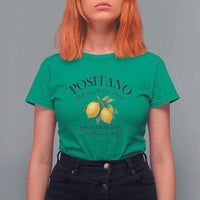 Positano Lemons T Shirt For Women Fresh from the Amalfi Coast Italian Fruit - Wonder Print Shop