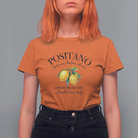 Positano Lemons T Shirt For Women Fresh from the Amalfi Coast Italian Fruit - Wonder Print Shop
