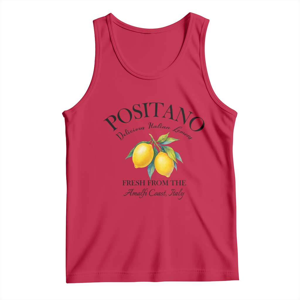 Positano Lemons Tank Top Fresh from the Amalfi Coast Italian Fruit - Wonder Print Shop