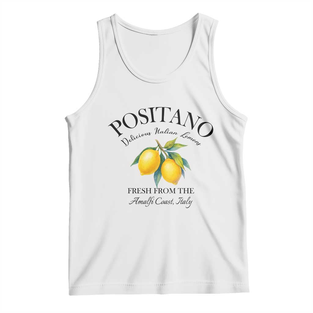 Positano Lemons Tank Top Fresh from the Amalfi Coast Italian Fruit - Wonder Print Shop