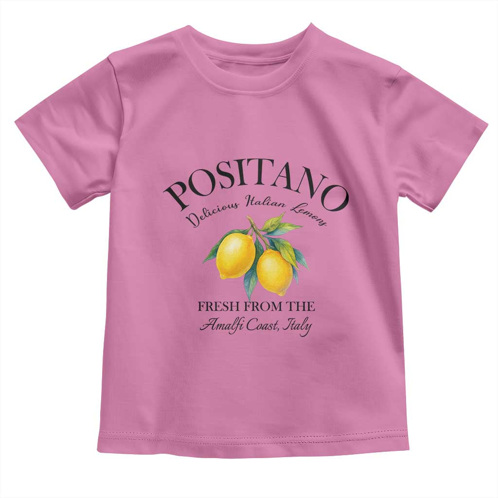 Positano Lemons Toddler T Shirt Fresh from the Amalfi Coast Italian Fruit - Wonder Print Shop