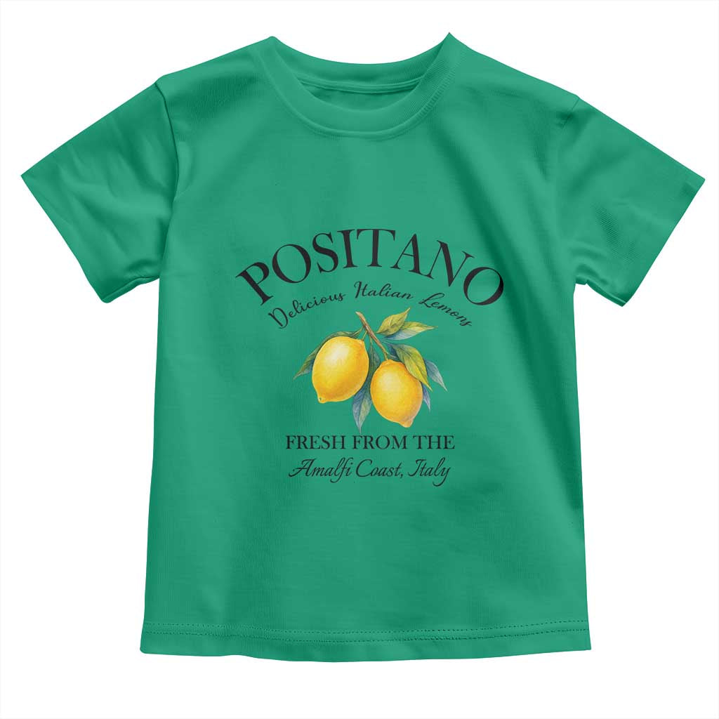 Positano Lemons Toddler T Shirt Fresh from the Amalfi Coast Italian Fruit - Wonder Print Shop