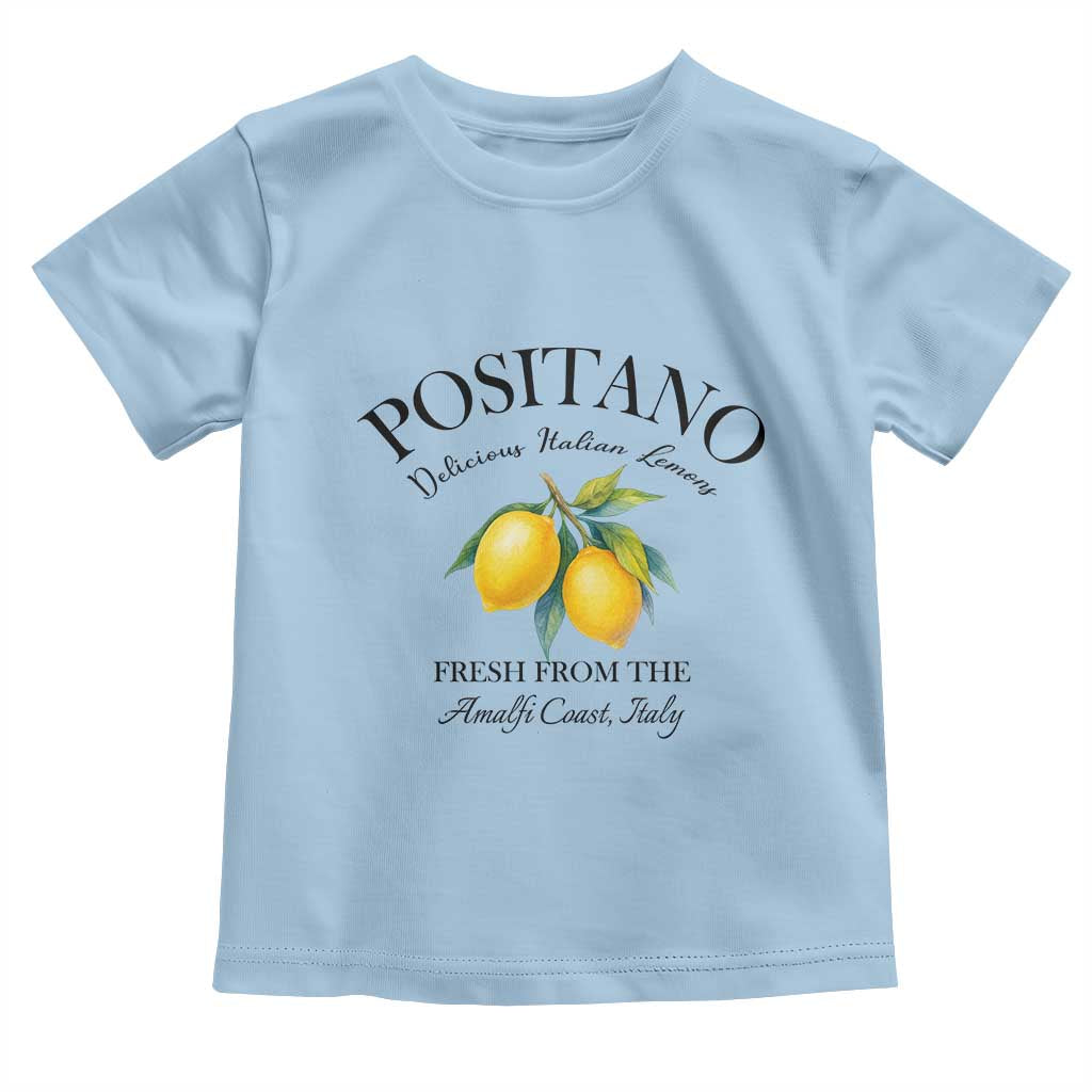 Positano Lemons Toddler T Shirt Fresh from the Amalfi Coast Italian Fruit - Wonder Print Shop
