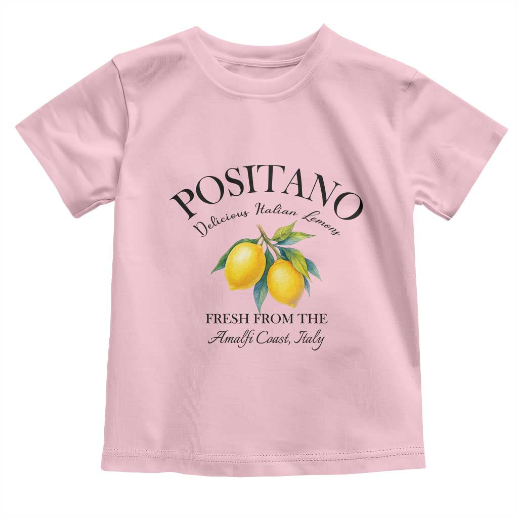 Positano Lemons Toddler T Shirt Fresh from the Amalfi Coast Italian Fruit - Wonder Print Shop