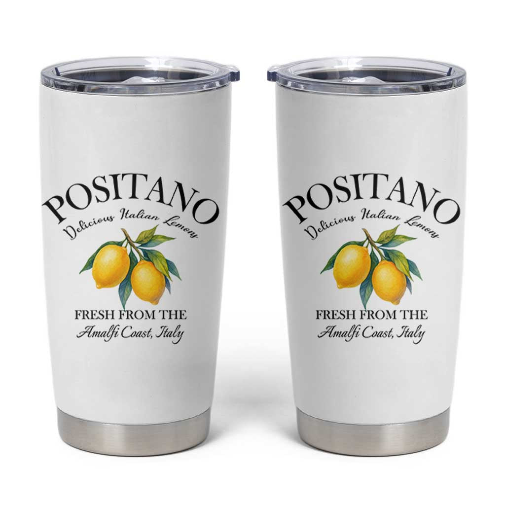 Positano Lemons Tumbler Cup Fresh from the Amalfi Coast Italian Fruit - Wonder Print Shop