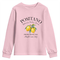 Positano Lemons Youth Sweatshirt Fresh from the Amalfi Coast Italian Fruit - Wonder Print Shop