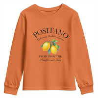 Positano Lemons Youth Sweatshirt Fresh from the Amalfi Coast Italian Fruit - Wonder Print Shop