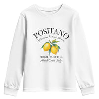 Positano Lemons Youth Sweatshirt Fresh from the Amalfi Coast Italian Fruit - Wonder Print Shop