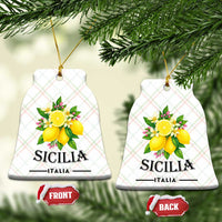 Sicilia Italia Fresh Lemon Ceramic Ornament Italian Sicilians Floral Citrus from Southern Italy - Wonder Print Shop