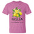 Sicilia Italia Fresh Lemon T Shirt Italian Sicilians Floral Citrus from Southern Italy - Wonder Print Shop
